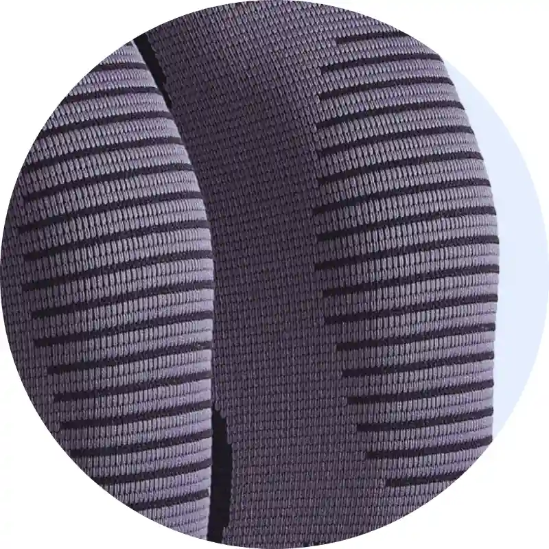 Knee sleeve functional knit and texture for enhanced athletic support and comfort