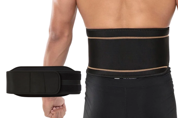 Breathable Back Copper Support Belt with a slim profile designed for seamless, comfortable all-day everyday wear