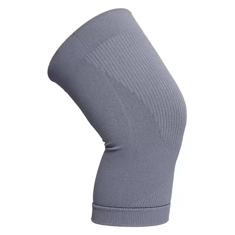 Lightweight elastic knee sleeve displaying flexible support within comprehensive knee compression sleeve solutions
