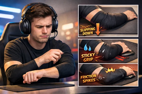 Gaming Arm Sleeve for Glass Mousepads vs Cloth Pads_ How to Choose the Right Material