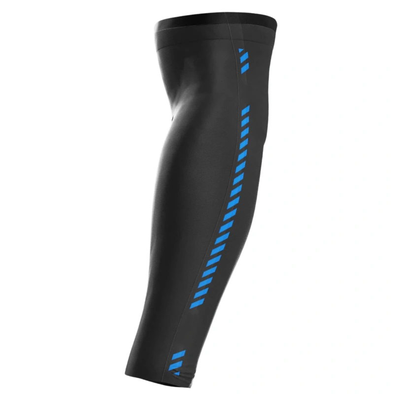 Black Gaming Arm Sleeve with extended wrist coverage for precision control and private label use