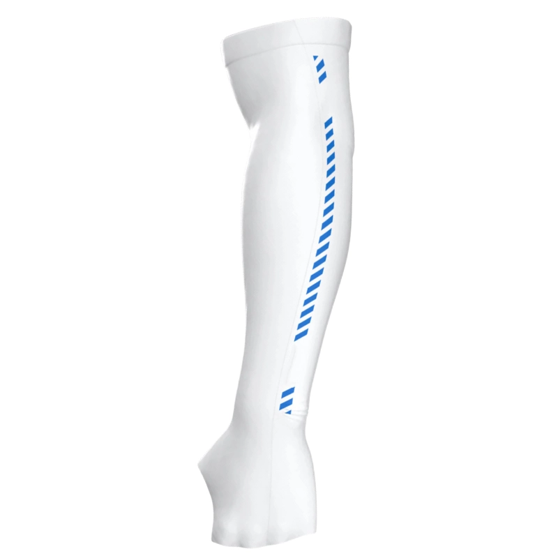 White Mouse Arm Sleeve featuring smooth glide fabric for esports custom manufacturing