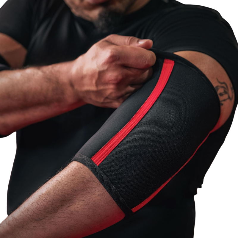 Neoprene elbow support sleeves for weightlifting, thick compression and warmth