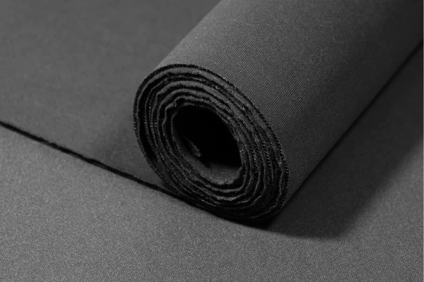 Roll of neoprene fabric used for custom neoprene knee sleeve production